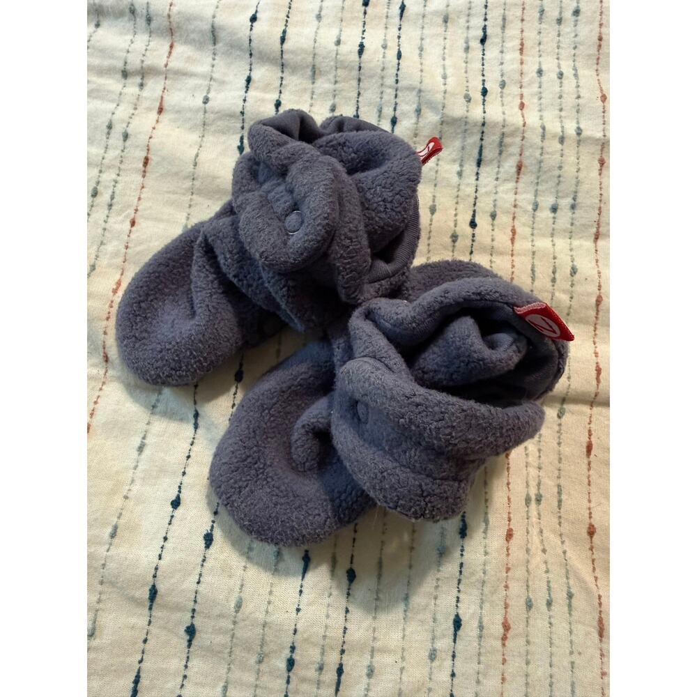 Zutano Baby Booties Blue Size 18 Months